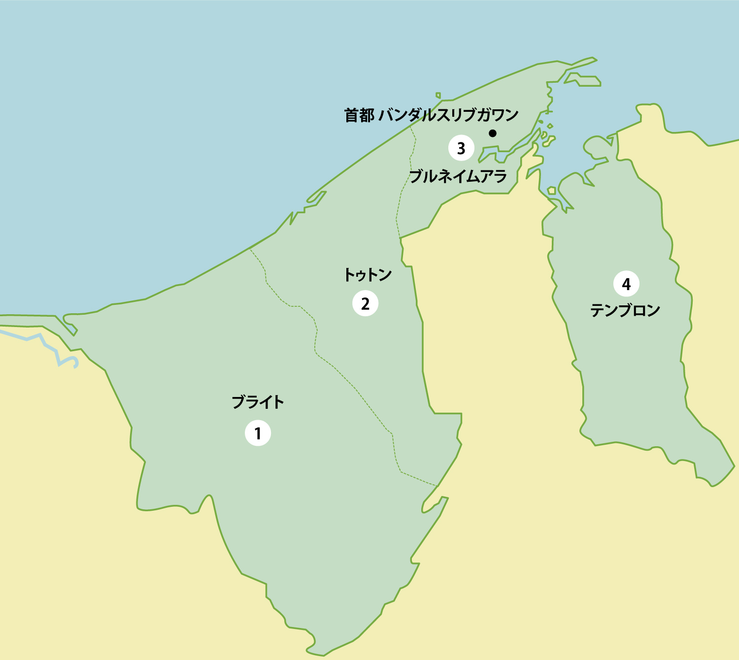 ブルネイの工業団地リスト