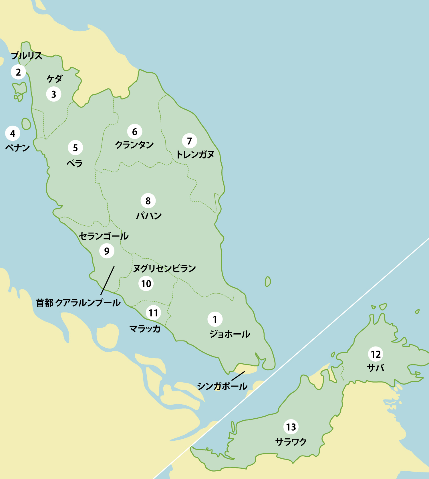 マレーシアの工業団地リスト