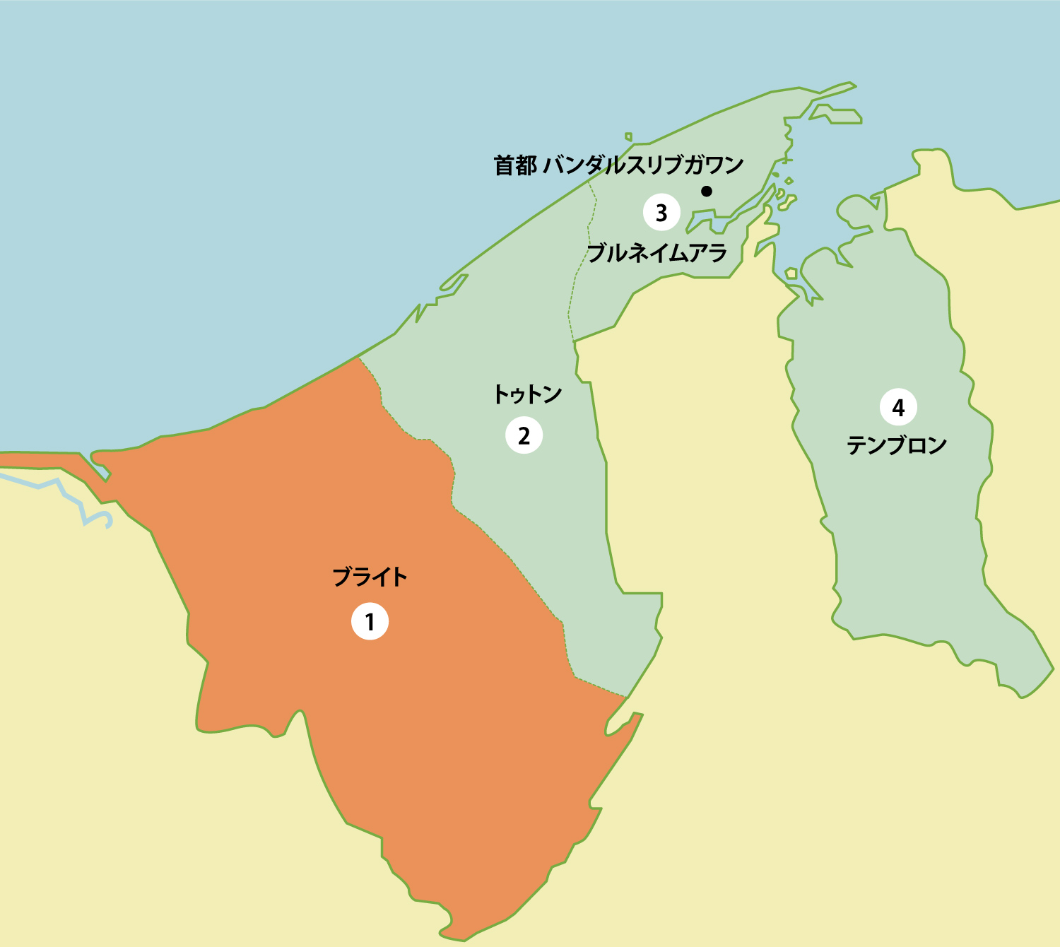 ブルネイの工業団地リスト