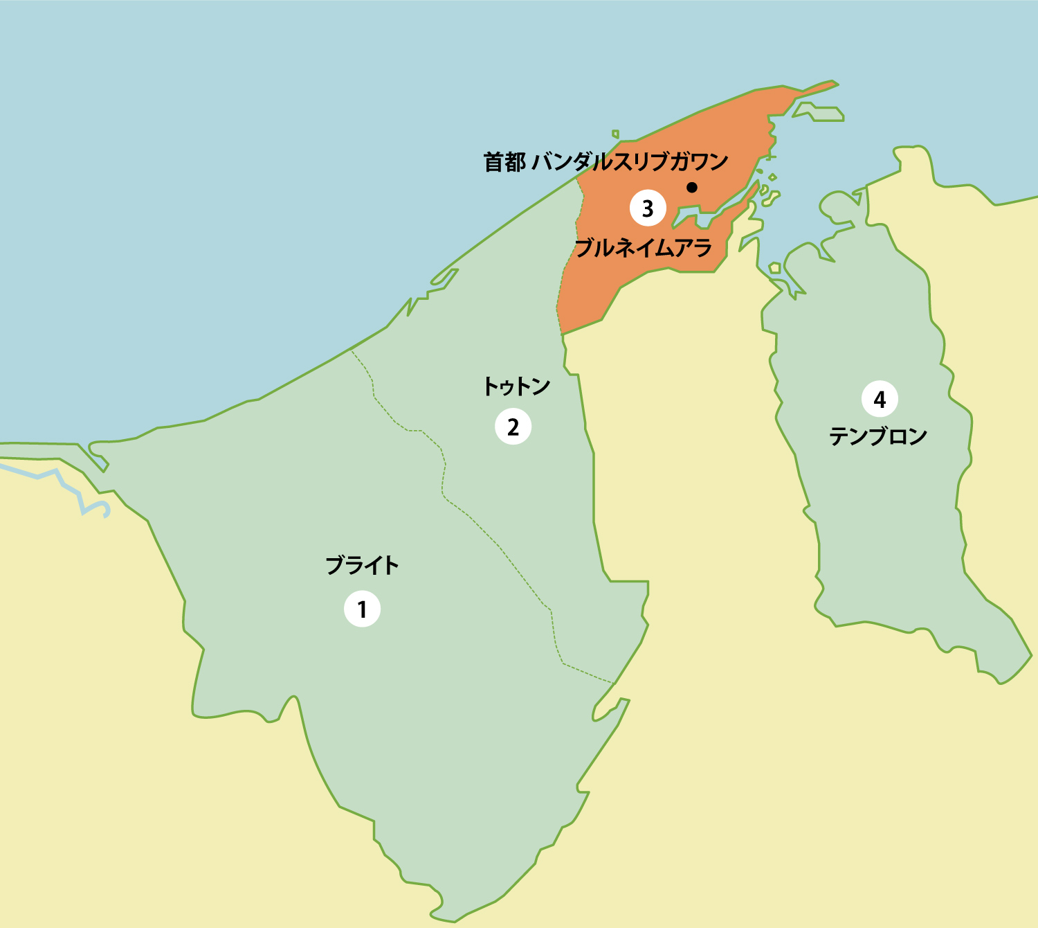 ブルネイの工業団地リスト