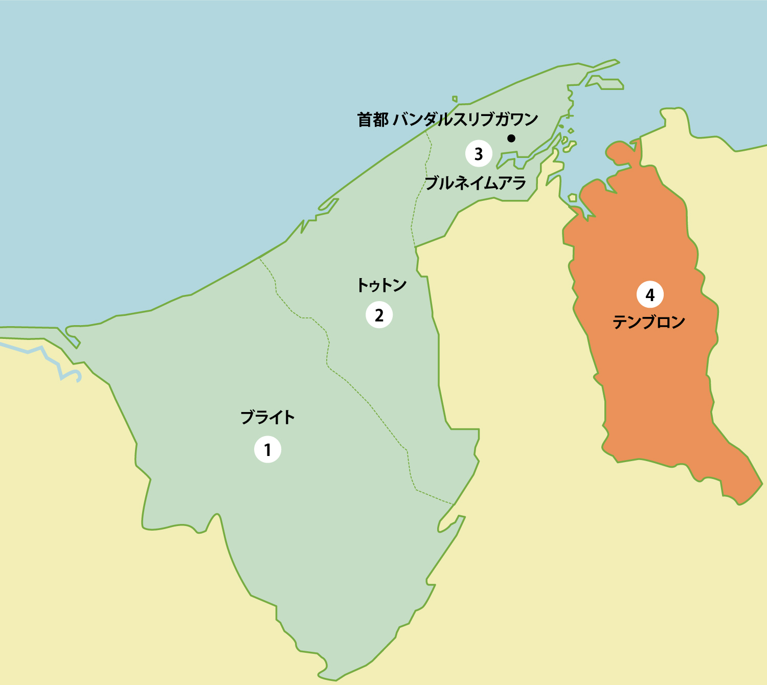 ブルネイの工業団地リスト