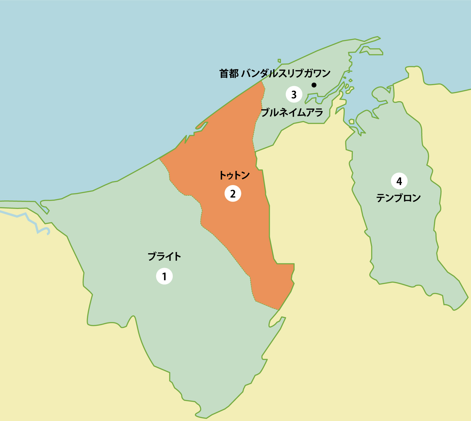 ブルネイの工業団地リスト