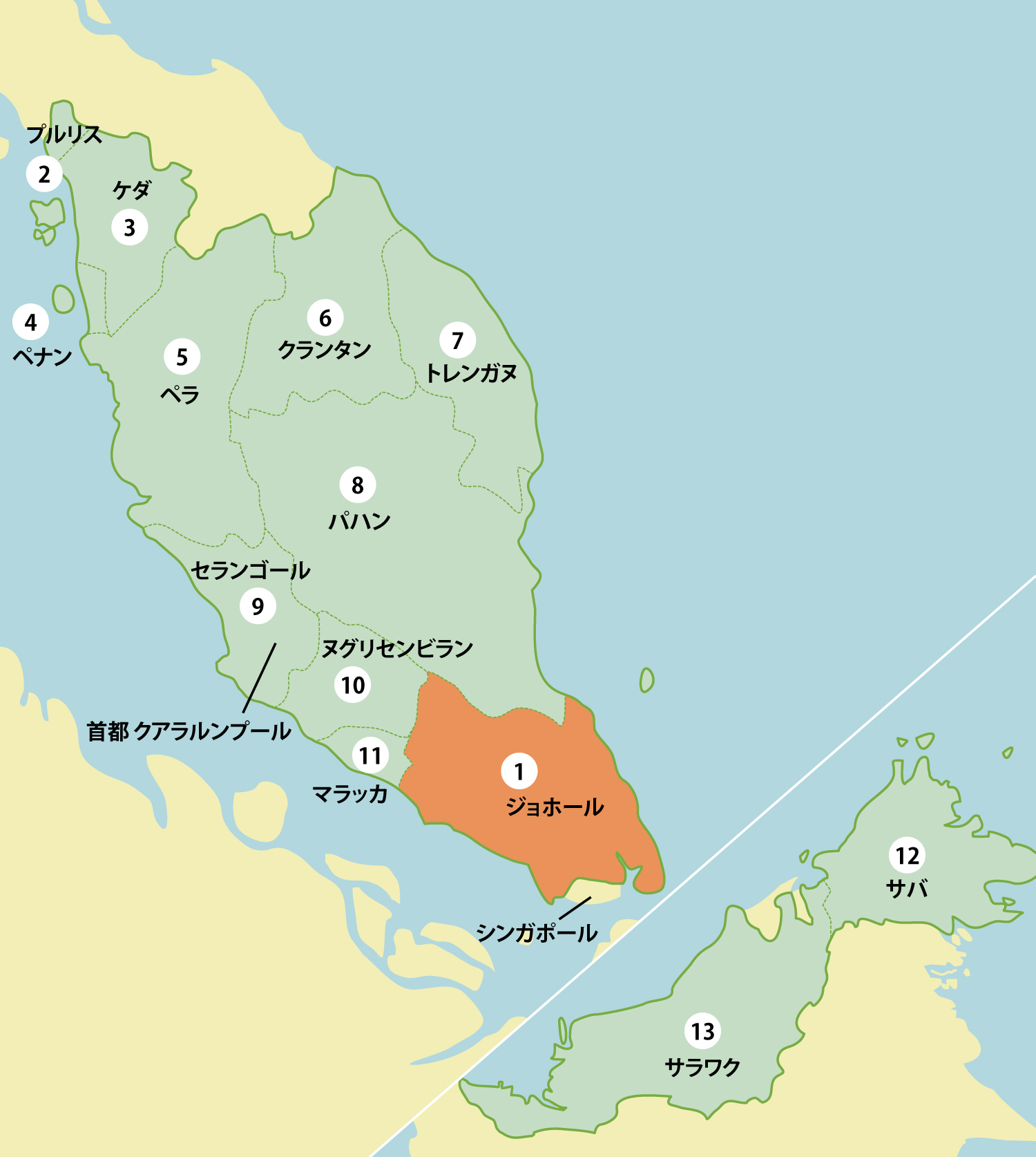 マレーシアの工業団地リスト