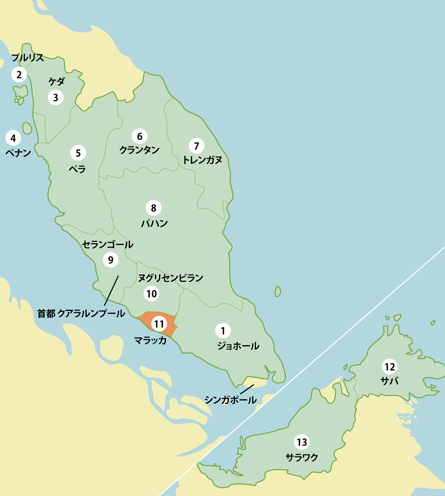マレーシアの工業団地リスト
