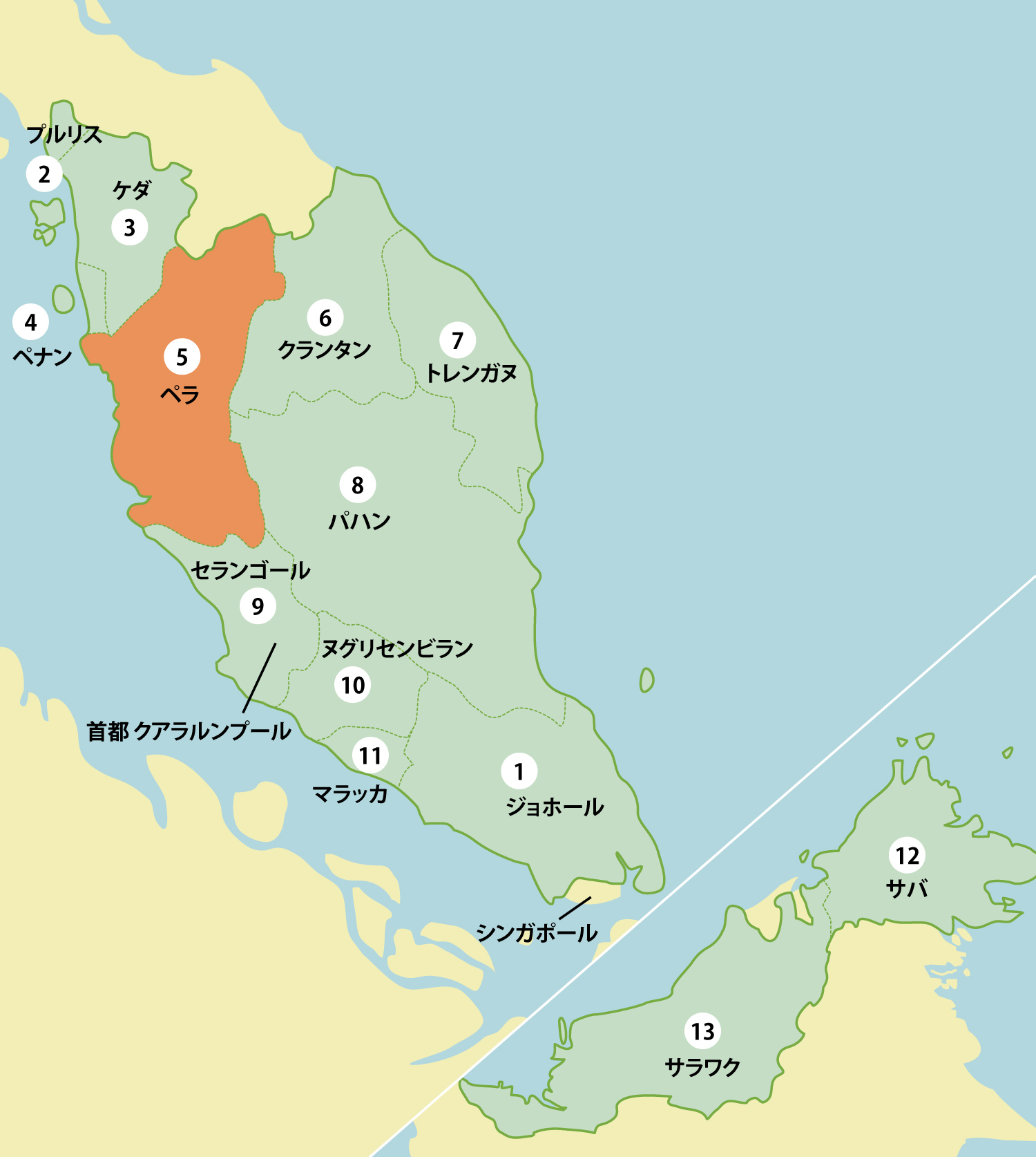 マレーシアの工業団地リスト