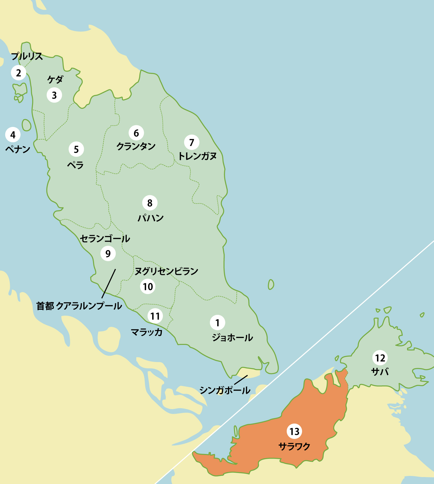 マレーシアの工業団地リスト