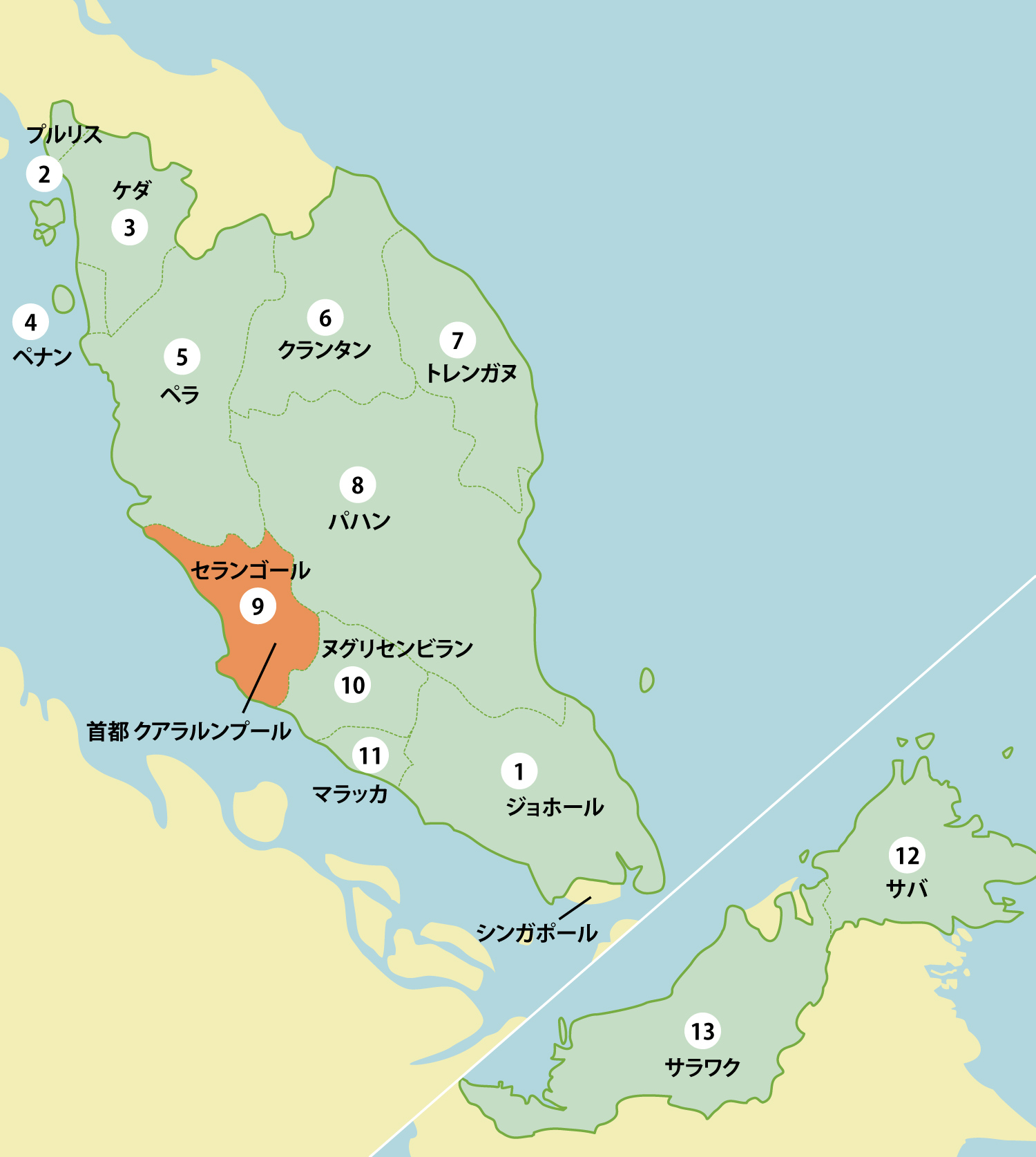 マレーシアの工業団地リスト