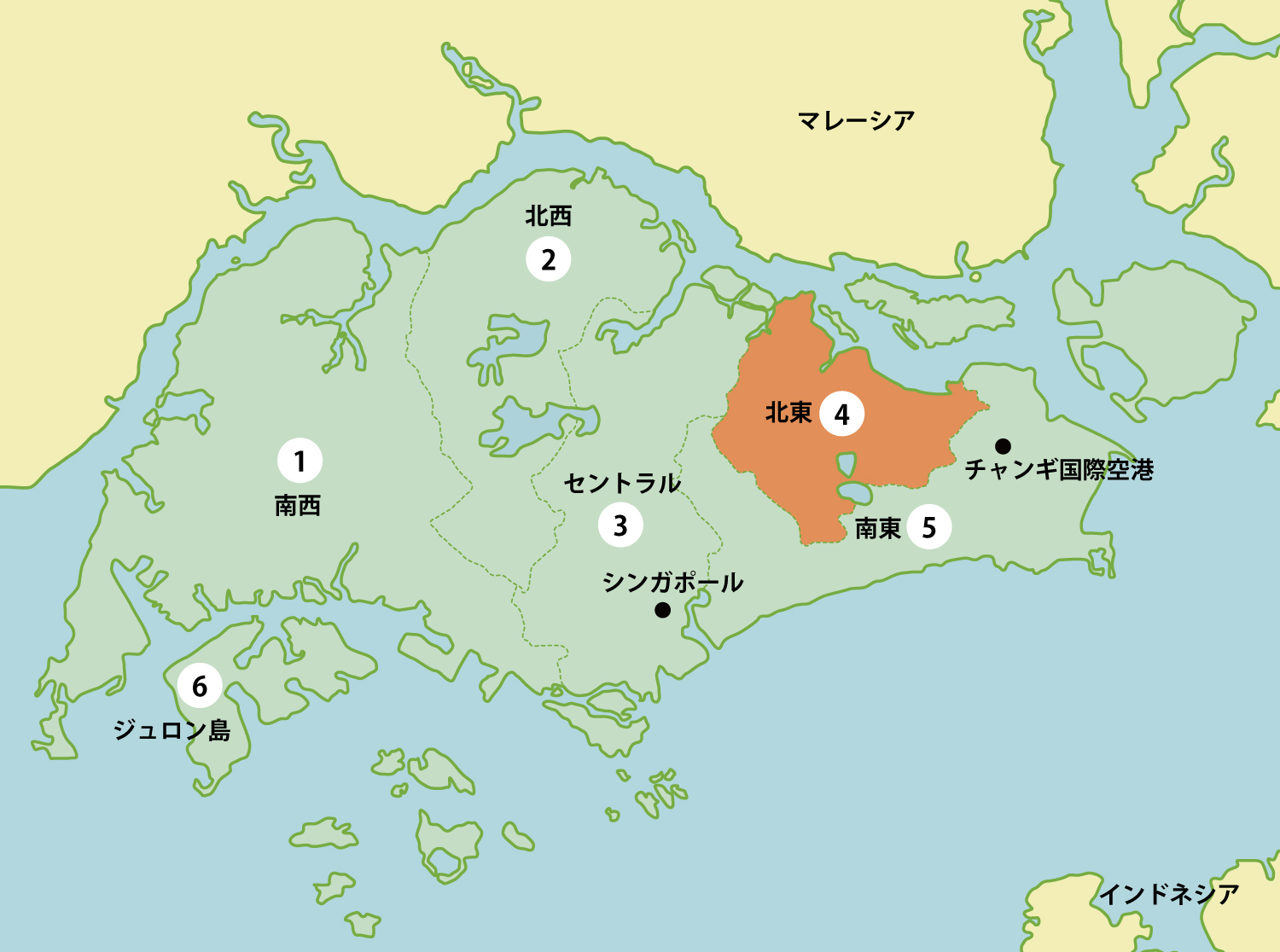 シンガポールの工業団地リスト