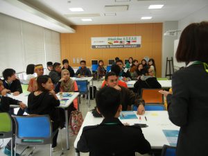 松本大学での交流プログラム