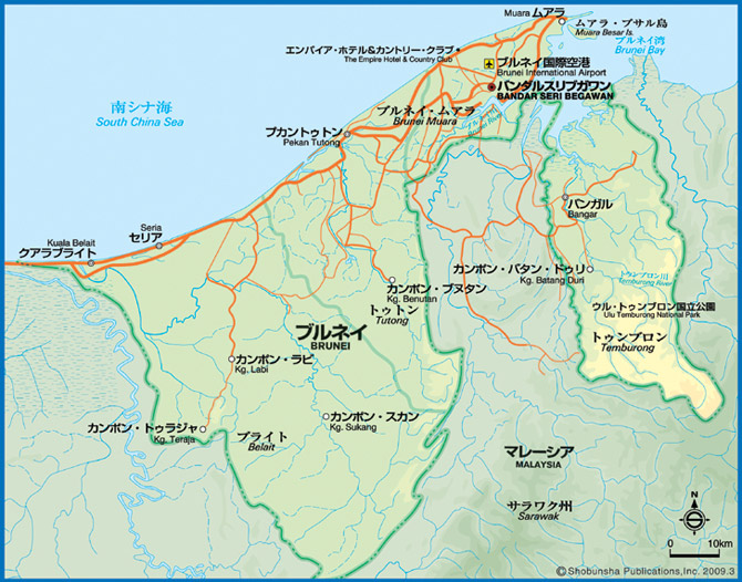 全土の地図