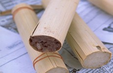 カオラーム(竹の筒入り赤飯)