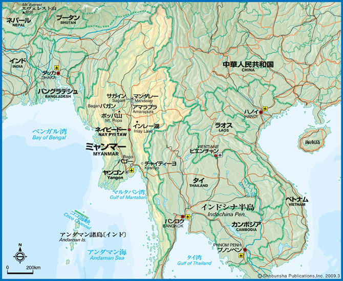 全土の地図