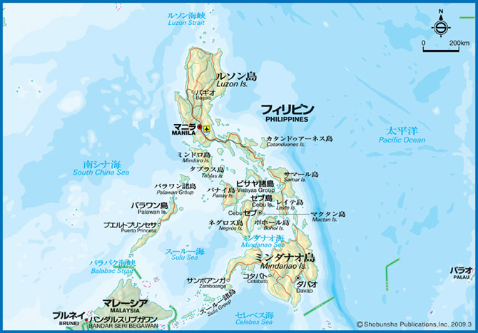 全土の地図